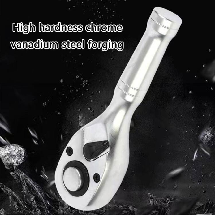 Quick Action Ratcheting Wrench 72Teeth Smooth Operation Durability AntiCorrosion Metal Ideal For Car Mechanics DIY Use