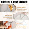 3-In-1 Divided Breakfast Omelette Frying Pan Non-stick Egg Pan Steak Grill Pan Ham Pancake Skillet Pan for Indoor Cooking Pan