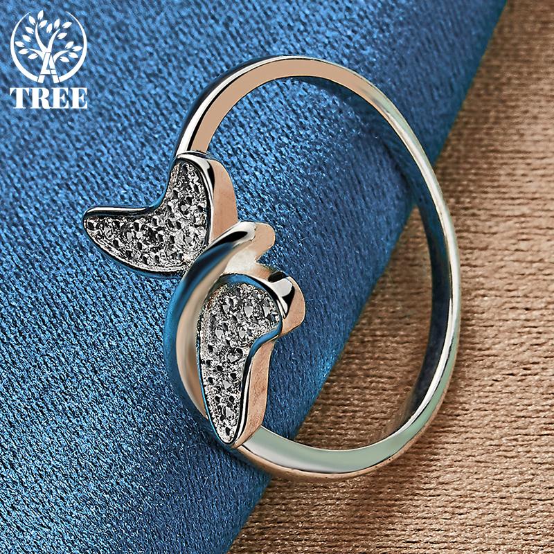 Bijuterii inel cu zirconiu AAA cu fluture din argint 925