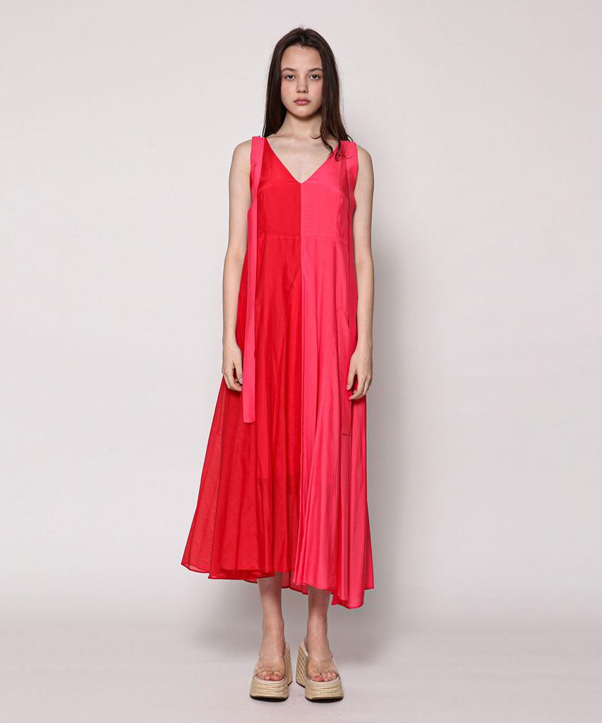 02ARMOIRE Marah Dress _ Red Orange