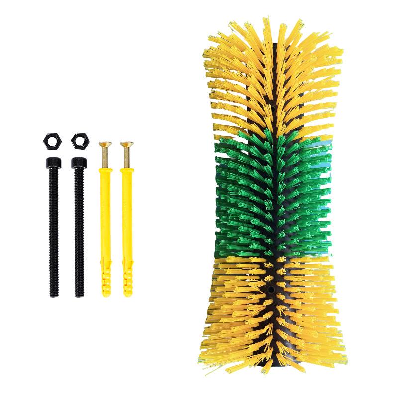 Cow Body Brush for Scratching and Massage - Dairy Livestock Cleaning Tool