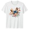 Butterfly Dewdrop Butterflies Animals Mens T-Shirt Womens Graphic Tee