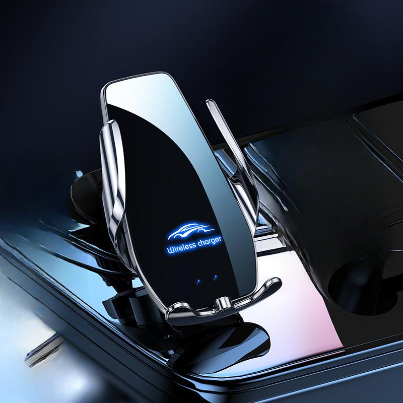 

Новый магнитный присосочный автомобильный держатель для телефона, беспроводной зарядный автомобильный держатель, универсальный автомобильный держатель для телефона с навигацией серебряный
