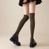 DAMILY Warm for Fall and Long Socks for Cools Your Above the Perfect for Commuting to School or Set Women's Knee-High Socks, Winter, Thick, Thermal,