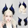 Gothic Bat Creature Ears Headpiece Cosplay Plush Hair Hoop Props For Role Play And Costume Event LARP