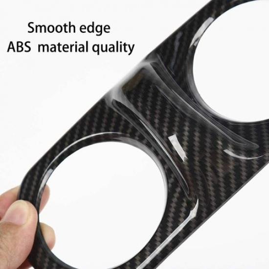 Carbon Fiber Rear Back Air Condition Vent Panel Trim for Jeep Wrangler JL JT 18+
