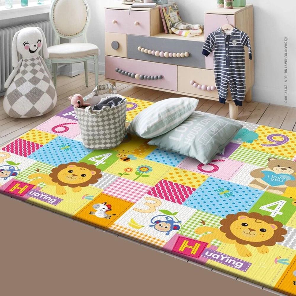 Children's Blanket XPE Foam Baby Play Mat Soft Floor Crawling Pad Toys for Kids Carpet Folding Game Activity Rug with Bag Gifts