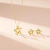 FANCIME 18K Yellow Gold Star Pendant Necklace for 18K Perfect Gift for Gift Wrapping Included Women, Gold, Mother's Day, Christmas, Birthdays,