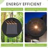 Elegant Solar Lantern Led Light For Outdoor Use With Stylish Hat And Garden Decor