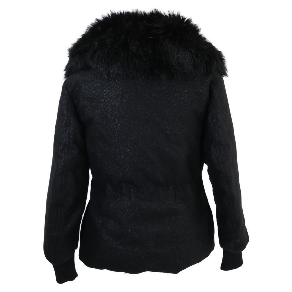 Moncler Excellent Condition 23AW I20931A00097 Autour Eco-fur Glitter Blend Wool Down Jacket Jacket 00 blackUsed