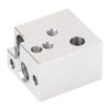 Hot End Heating Block High Temperature Resistant Copper Plated Alloy 3D Printer Hotend Extruder Heat