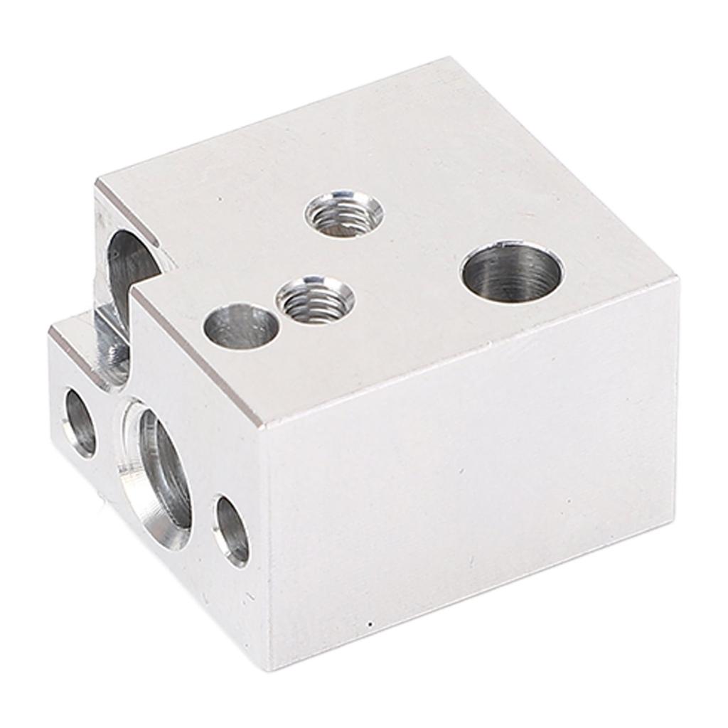 Hot End Heating Block High Temperature Resistant Copper Plated Alloy 3D Printer Hotend Extruder Heat