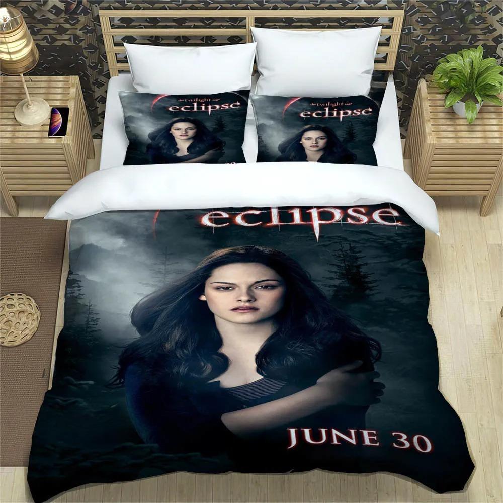 La Saga Crepúsculo Funda Nórdica Chica Vampiro Funda de Almohada El Vampiro Juego de Cama Decoración Dormitorio Adulto Regalo Niños