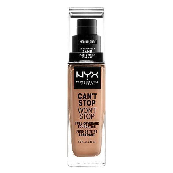 Fond de teint - nyx - can't stop won't stop - 30ml - non comédogène - tenue 24h