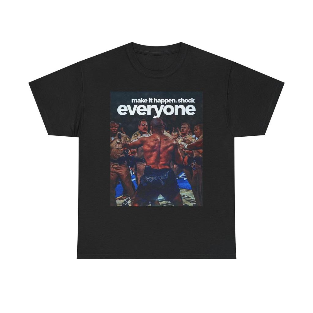 Mike Tyson Motivation Graphic T Shirt S-5XL Unisex Heavy Cotton Tee