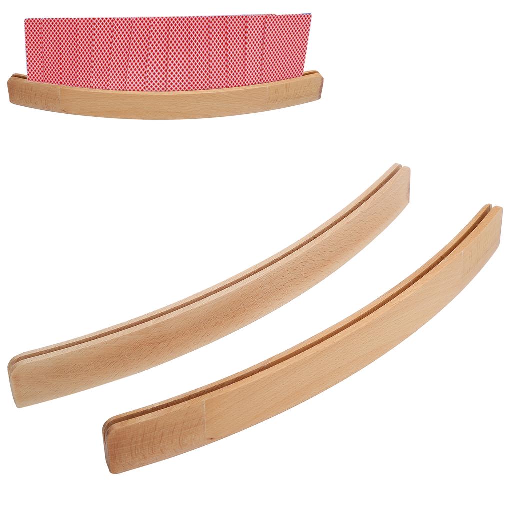 2pcs Professional Wood Playing Card Poker Cards Holder Tray Rack for Children Elderly