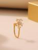 Non Perforated U-Shaped Nose Clip Copper Inlaid Zircon Star Shaped Heart Crown Nose Ring Nose Decoration Puncture Decoration