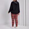 European And American Women'S Clothing Autumn And Winter Hooded Casual Sports Sweater Two-Piece Set