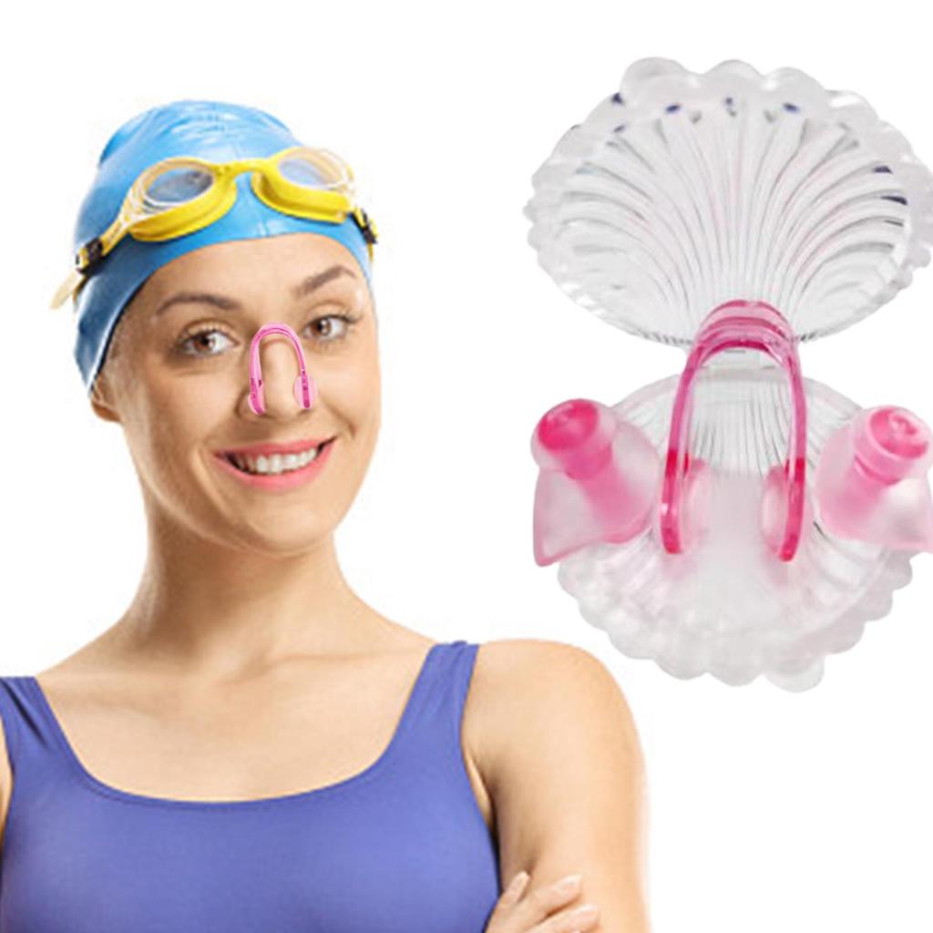 Buy Nose Clip and Ear Plugs for SwimmingSilicone Swimming Gear for