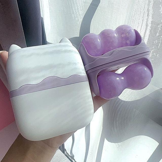 Miumi - Массажер для лица с роликами 2-в-1 Purple