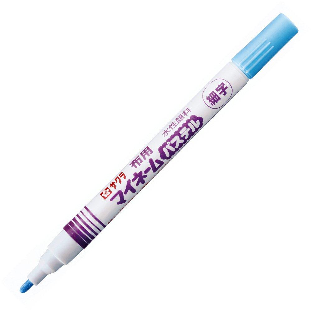 Sakura My Name Fine Blue Cray-Pas Water-Based Marker, Pastel, Point, YKM-S#36,