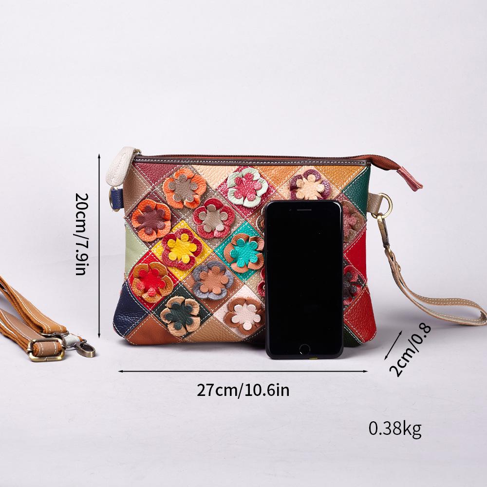 Spliced Hand-held Crossbody Phone Bag, Personalized Single-shoulder Small Square Bag, Commuter Women's Bag