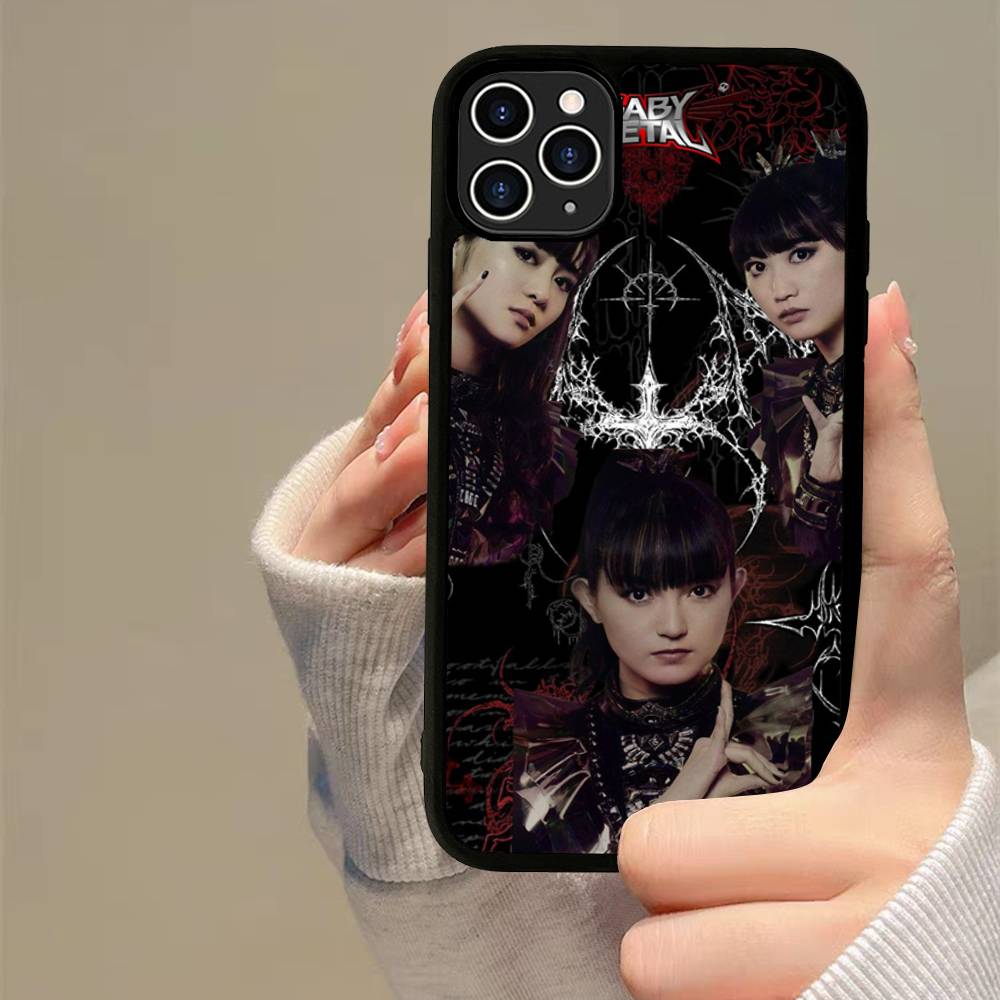 

Classic Metal Band B-Babymetal Phone Case For IPhone 17 16 Pro Max Air 13 12 Mini 14 15 Plus 11 PC+TPU Back Cover iPhone 17