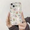 Strawberry Bunny for iPhone17Pormax Mobile Phone Case 16pro Cute Apple 15 All-inclusive 14 Soft Case