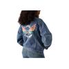 Levis Simple Comfortable Versatile Back Embroidered Long Sleeve Denim Jacket Unisex jackets 002FF-0000