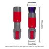 Telescopic Rod Extension Tube Suction Head For Dyson V7 V8 V10 V11 V15 Handheld Vacuum Cleaner Crevice Brush Mattress Brush Accessories Spare Parts