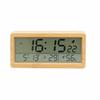 Digital Alarm Clock Easy to Read Wooden Compact for Nightstand