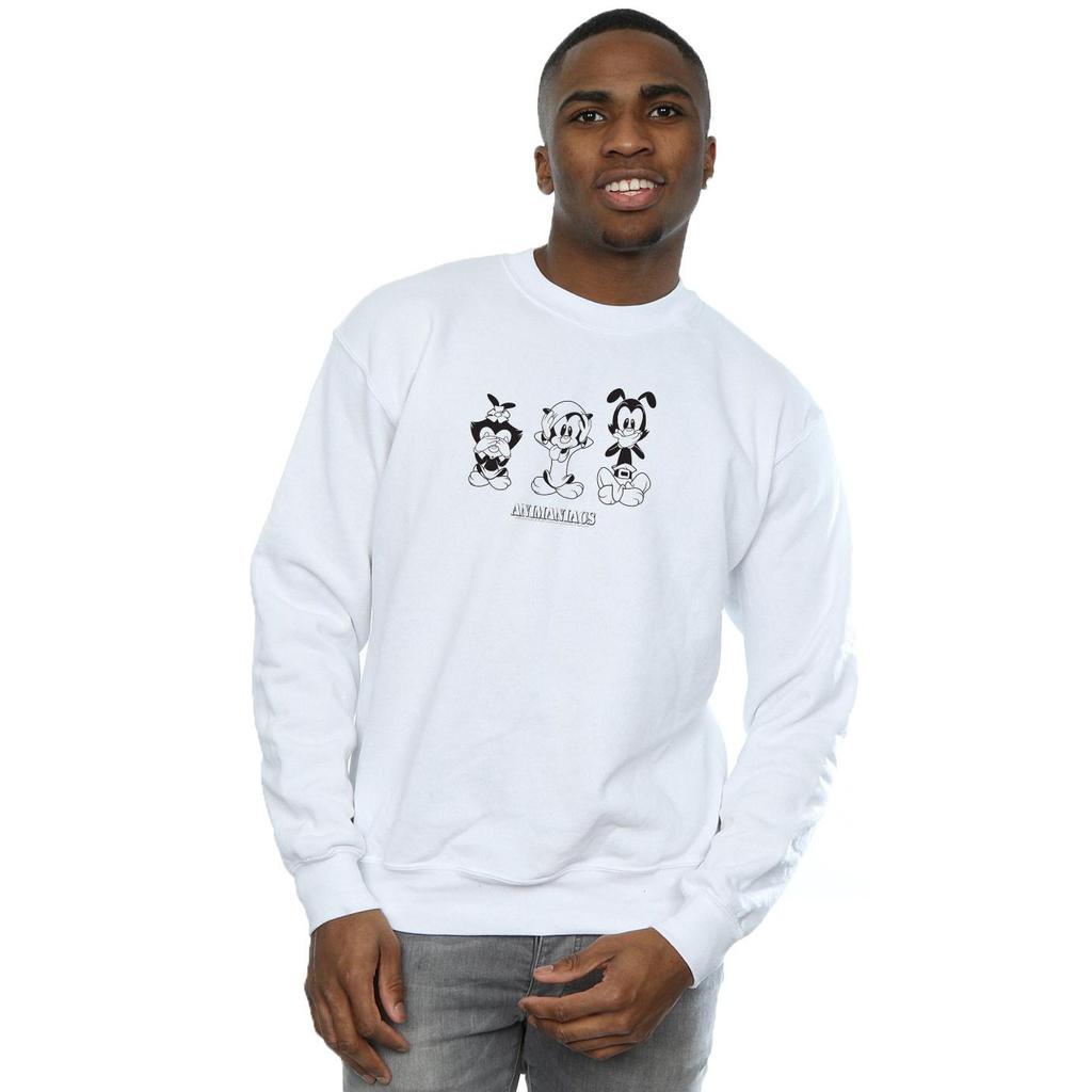 Animaniacs Mens Three Evils Sweatshirt