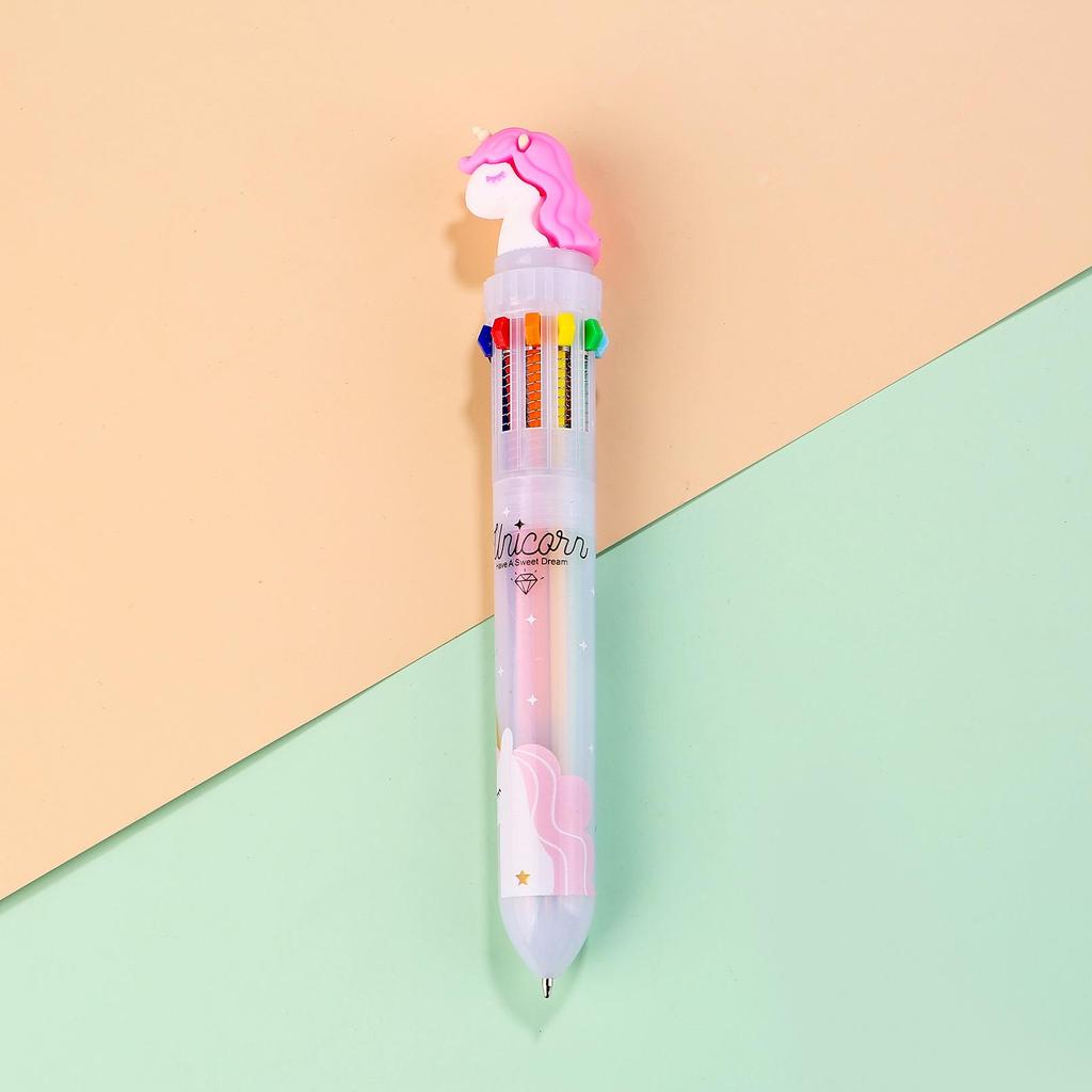 Creative Cartoon Multi-Color Ballpoint Pen for Students and Journals