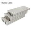 Neodymium Iron Boron Double-Sided Strong Suction Magnets for Fridges, Round and Square Shapes.