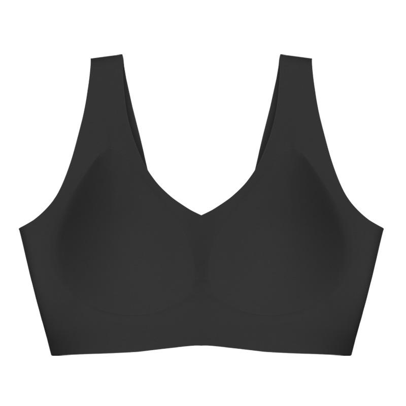 

Бюстгальтер с чашкой ABC, полуфиксированная чашка, широкие бретели, бесшовный бюстгальтер с желейными полосками, женский небольшой бюстгальтер, удобный женский регулируемый бюстгальтер на бретелях A/B