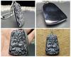 [Ishimachi] AAA High-Purity Terahertz Stone Feng Shui Rising Dragon Carved Large Pendant Top with Cord Necklace