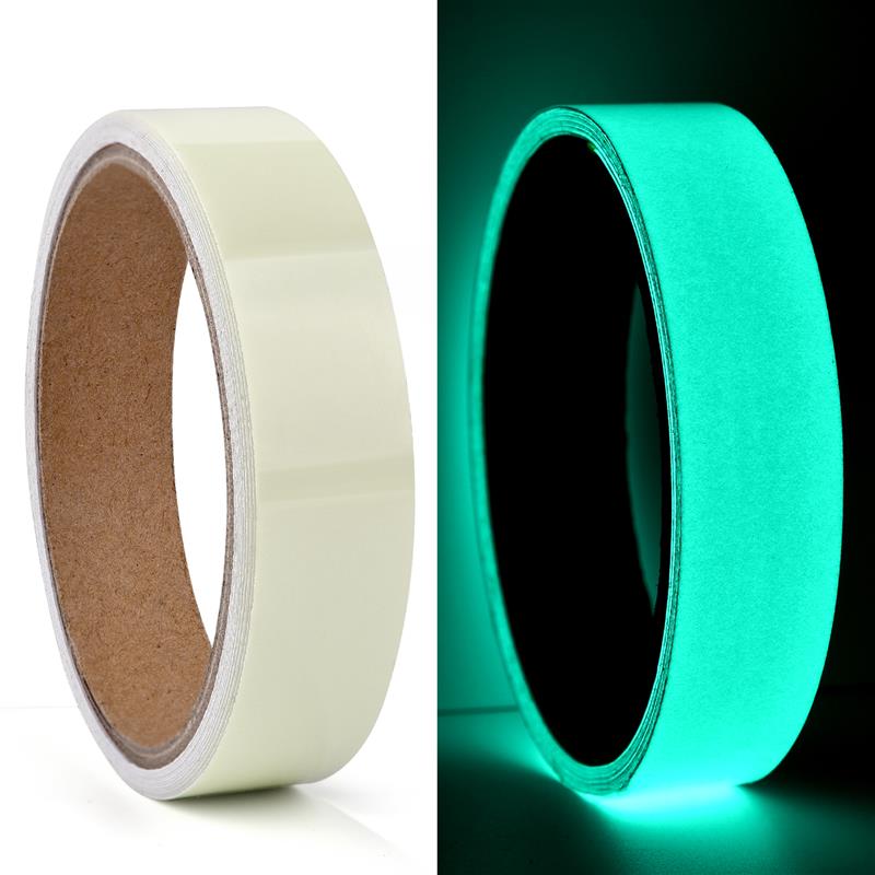 3/M Ruban Lumineux Auto-adhésif Stickers Lumineux Vision Nocturne DIY Décoration Maison Avertissement Fluorescent Rubans de Sécurité Pour Fête