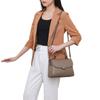Cowhide Shoulder Women's Bag Large Capacity, Women's Fashion Simple Tote Bag Practical Commuter Bag Multi-partition
