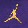 Jordan NBA Los Angeles Lakers Fleece-Lined Hoodie Jacket With Zipper Men Tops Purple DB1880-504