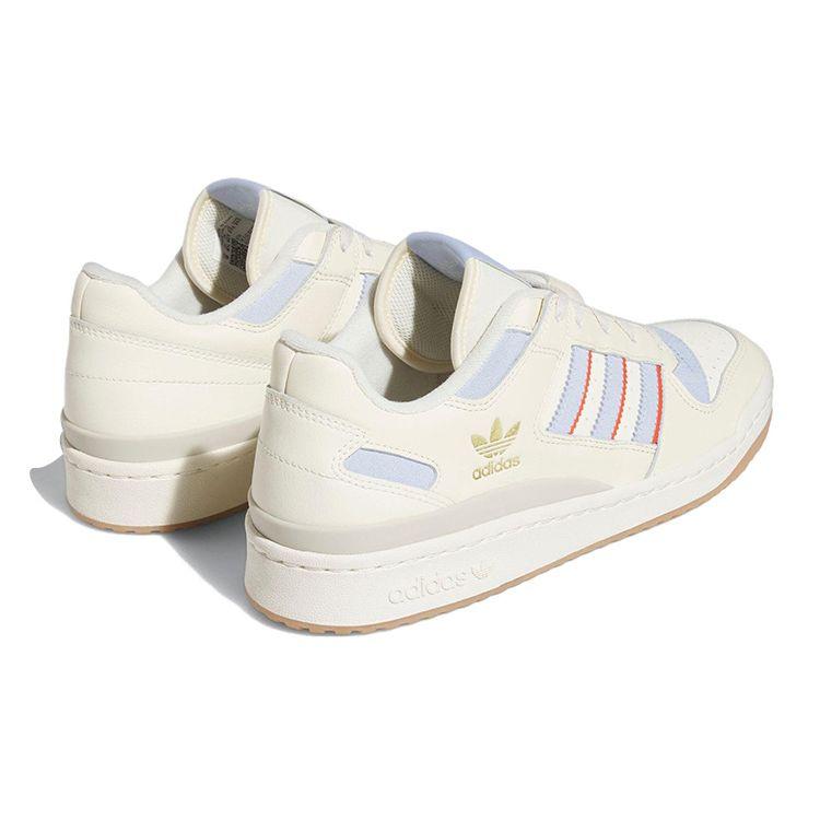 Adidas Forum Low Classic Cream Blue Dawn Men Sneakers Cream-White Preloved-Red FZ6267