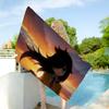 Watamote K-Kuroki T-Tomoko Big Microfiber Beach Towels Quick Dry Towel Sand Beach Towels Pool Towel for Travel Swim Pool Yoga