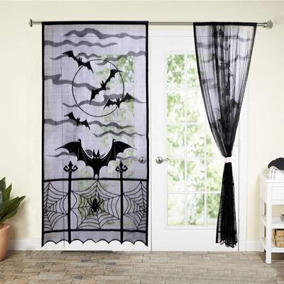 Curtains Black Lace Spider Web Prices And Delivery Of Goods From