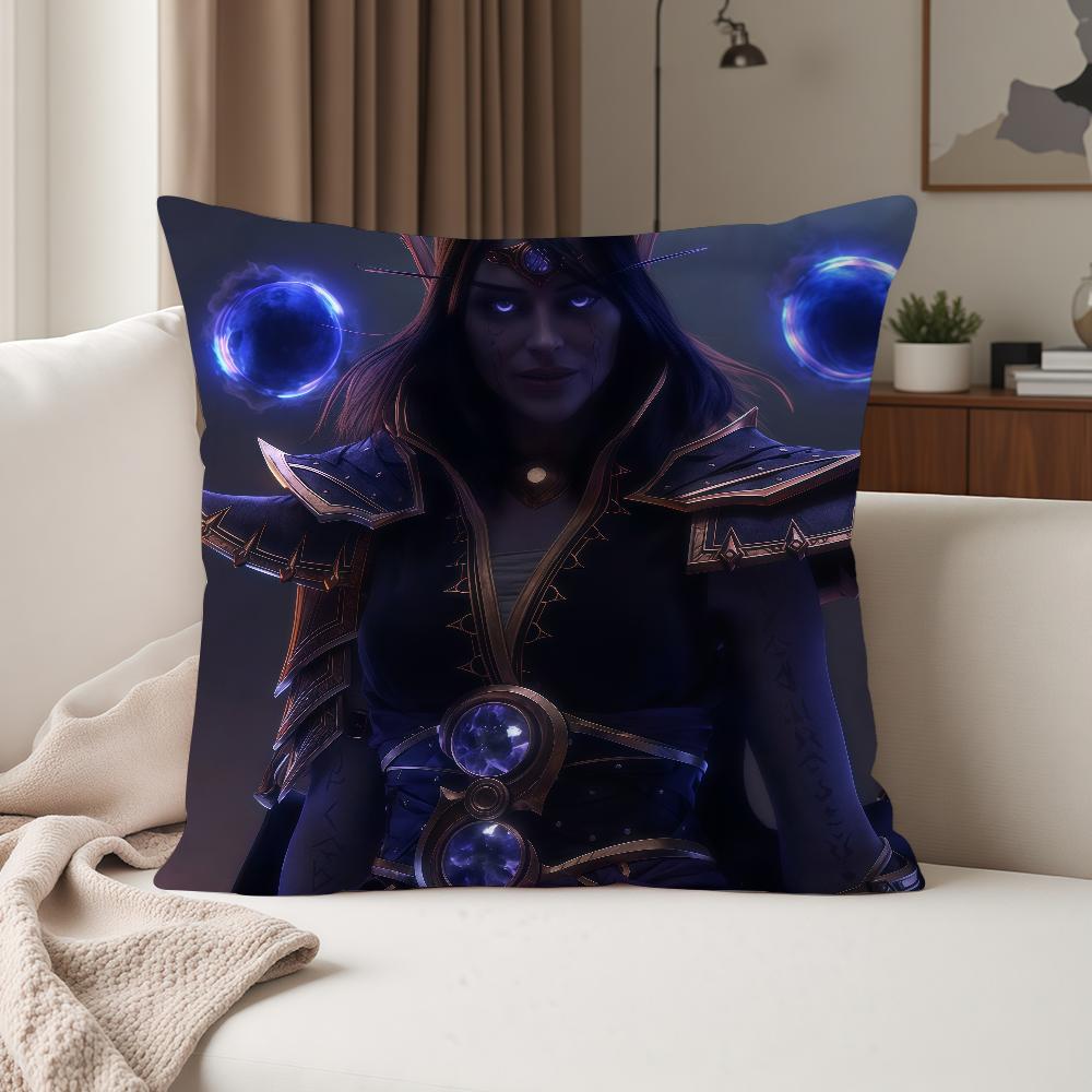 Game Wworld Of Wwarcraft Pillow Case Suitable For Bedrooms Living Rooms Cars Home Decoration