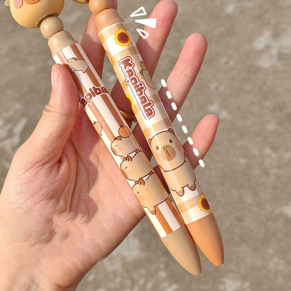 0.5mm Black Ink Fan Neutral Pen 90 ° Rotation Gel Pen New Ballpoint Pen  School Supplies