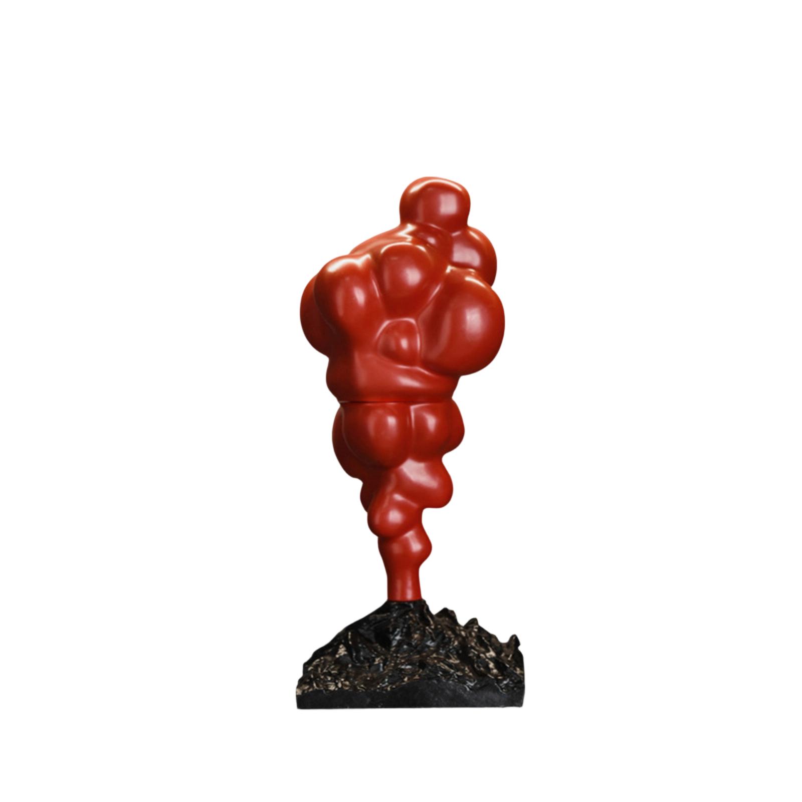 

Creative Desktop Decorative Ornament Fashion Home Decoration Unique Design Tabletop Figurine for Living Room Office Study Room Display one size красный
