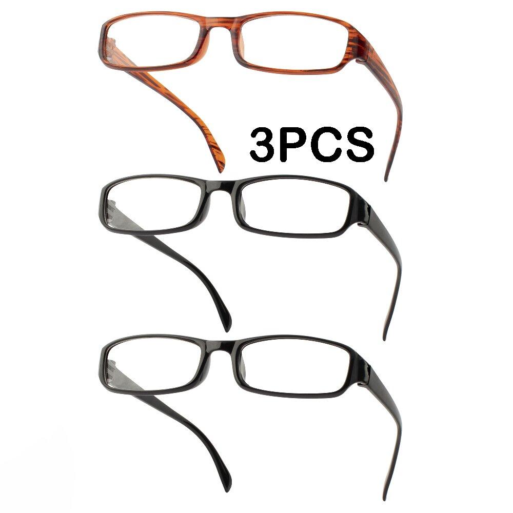 

3PCS New Reading Glasses Men Women Anti Blue Presbyopic Eyeglasses Antifatigue Computer Eyewear C1