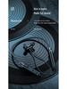 New Neck-Hanging Bluetooth Wireless Sports Earphones with In-ear Magnetic Silicone Design