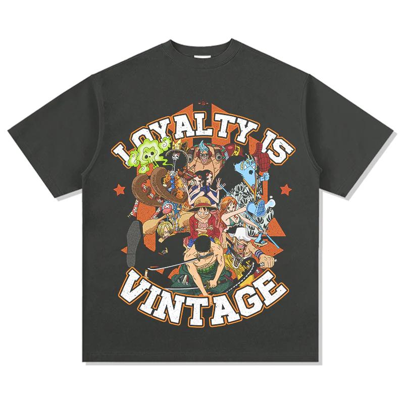 One Piece Straw Hat Crew TShirt Men Women Crew Neck 100 Cotton Soft Casual Streetwear Short Sleeve Oversized Graphic Tee