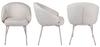 OTILO Velvet Beige Upholstered Chair