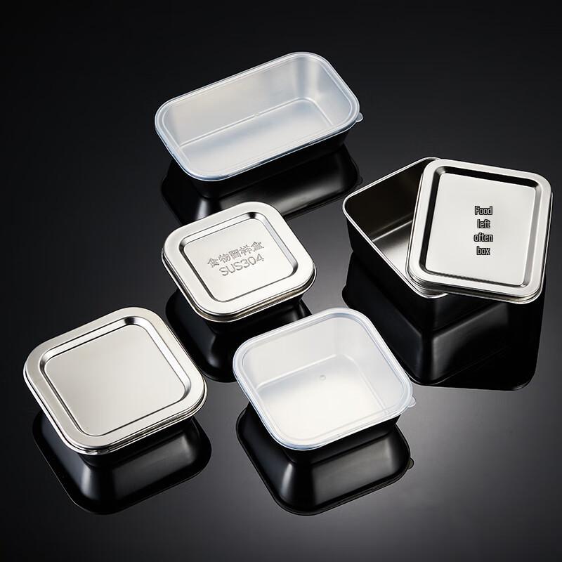 Zhaoran 304 Stainless Steel Rectangular Food Sample Box with Lid